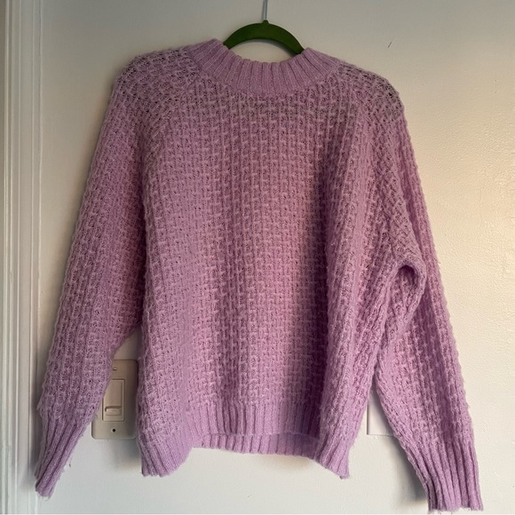 FRNCH Paris Norhen Super Soft Lavender Purple Sweater - Size Medium - Picture 3 of 14